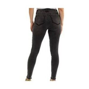 NWT 1822 Denim Everly  Women's  High-Waisted Skinny Jeans S 2/26 Charcoal Black